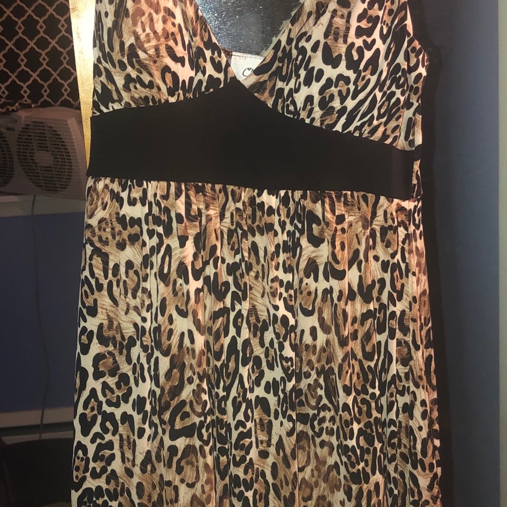 Leopard print dress